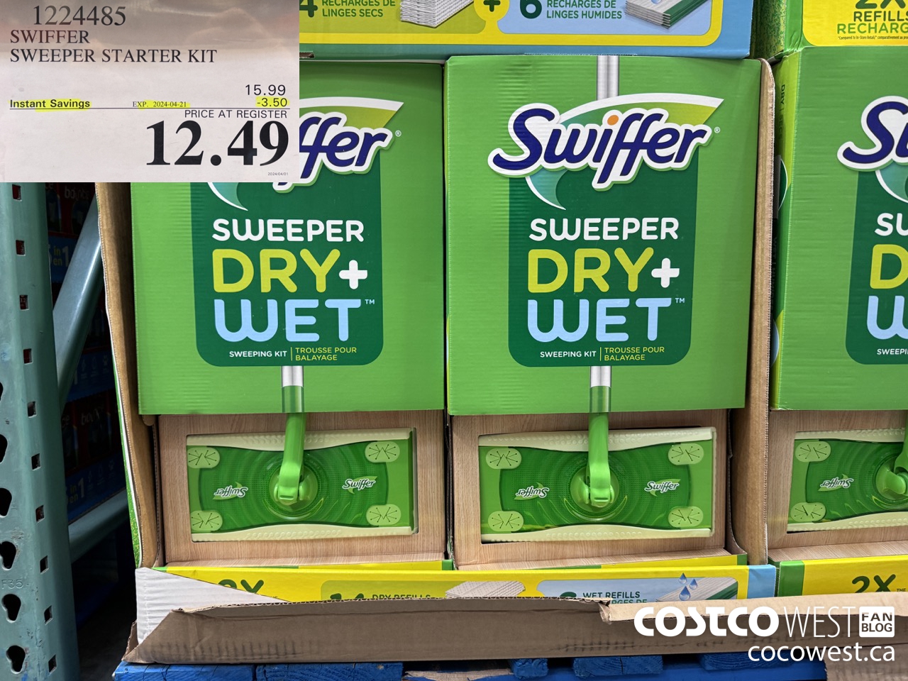 1224485 SWIFFER SWEEPER STARTER KIT ($3.50 INSTANT SAVINGS EXPIRES ON 2024-04-21) $12.49