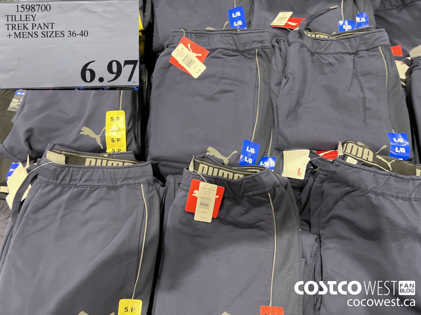 1598700 TILLEY TREK PANT MENS SIZES 35-40 $6.97