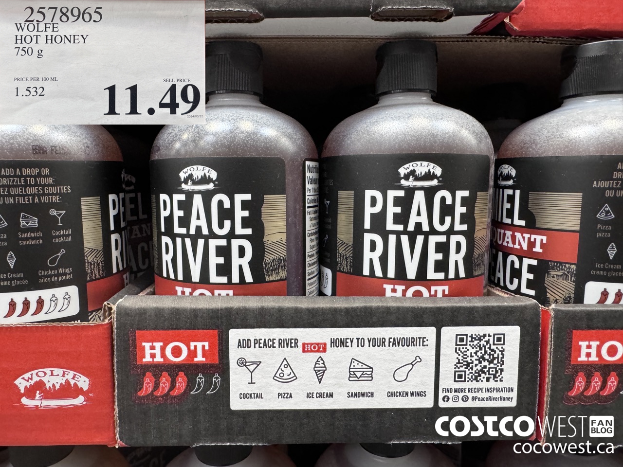 2578965 WOLEE HOT HONEY 750 g $11.49