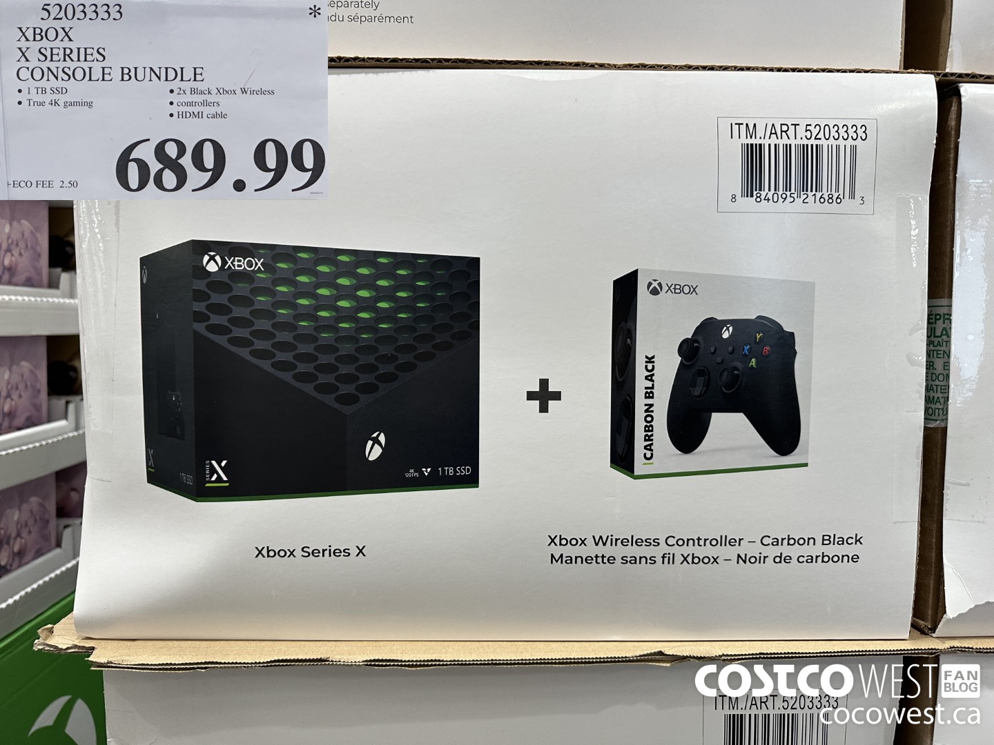5203333 XBOX X SERIES CONSOLE BUNDLE $689.99