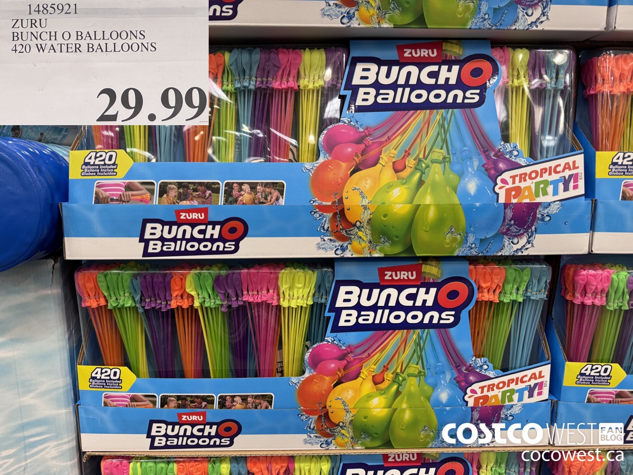 1485921 ZURU BUNCH O BALLOONS 420 WATER BALLOONS $29.99
