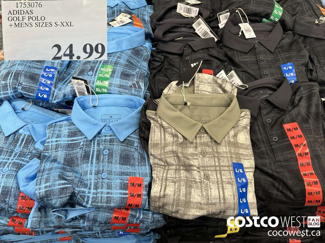 1753076 ADIDAS GOLF POLO MENS SIZES S-XXL $24.99
