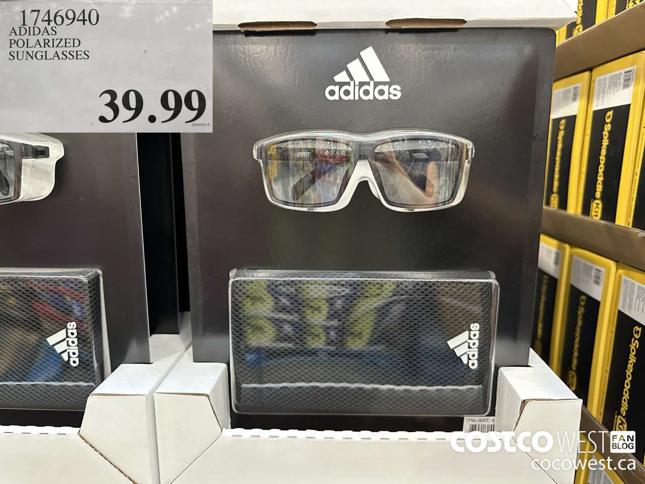 1746940 ADIDAS POLARIZED SUNGLASSES $39.99