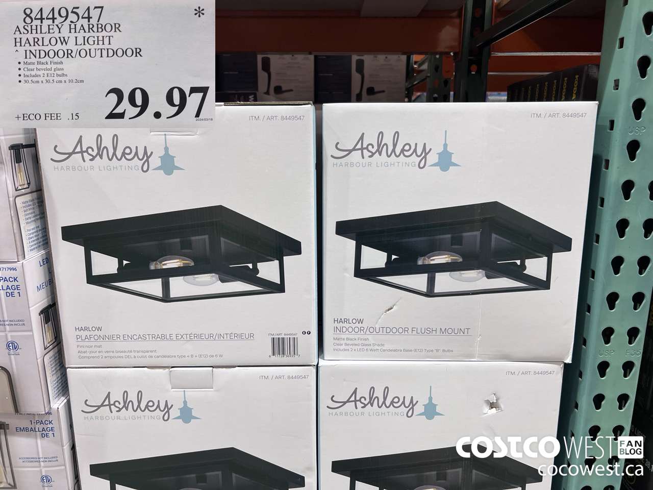 8449547 ASHLEY HARBOR HARLOW INDOOR/OUTDOOR $29.97