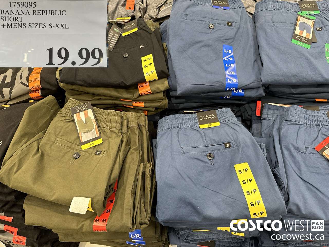 1759095 BANANA REPUBLIC SHORT MENS SIZES S-XXL $19.99