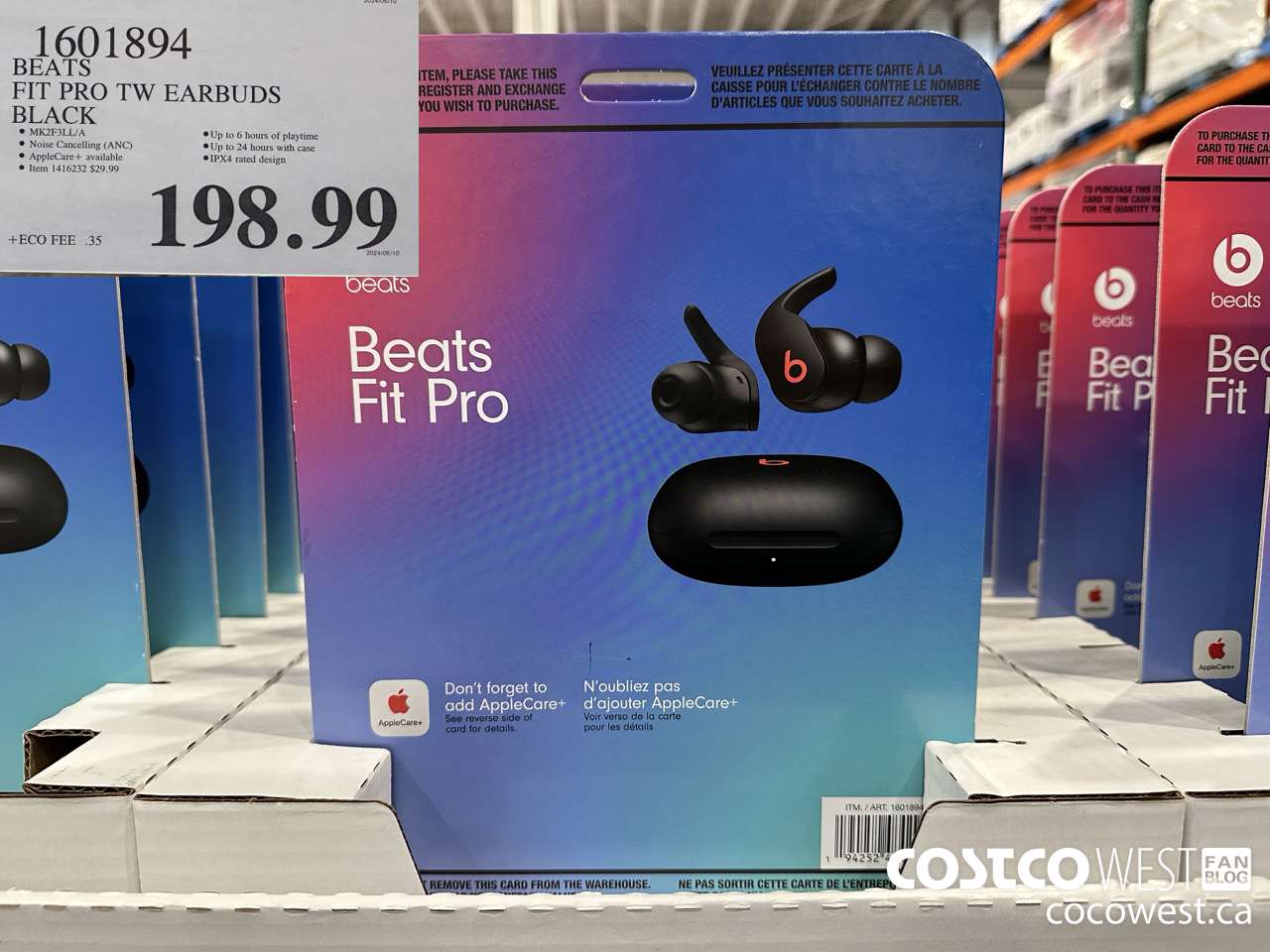 1601894 BEATS FIT PRO TW EARBUDS BLACK $198.99