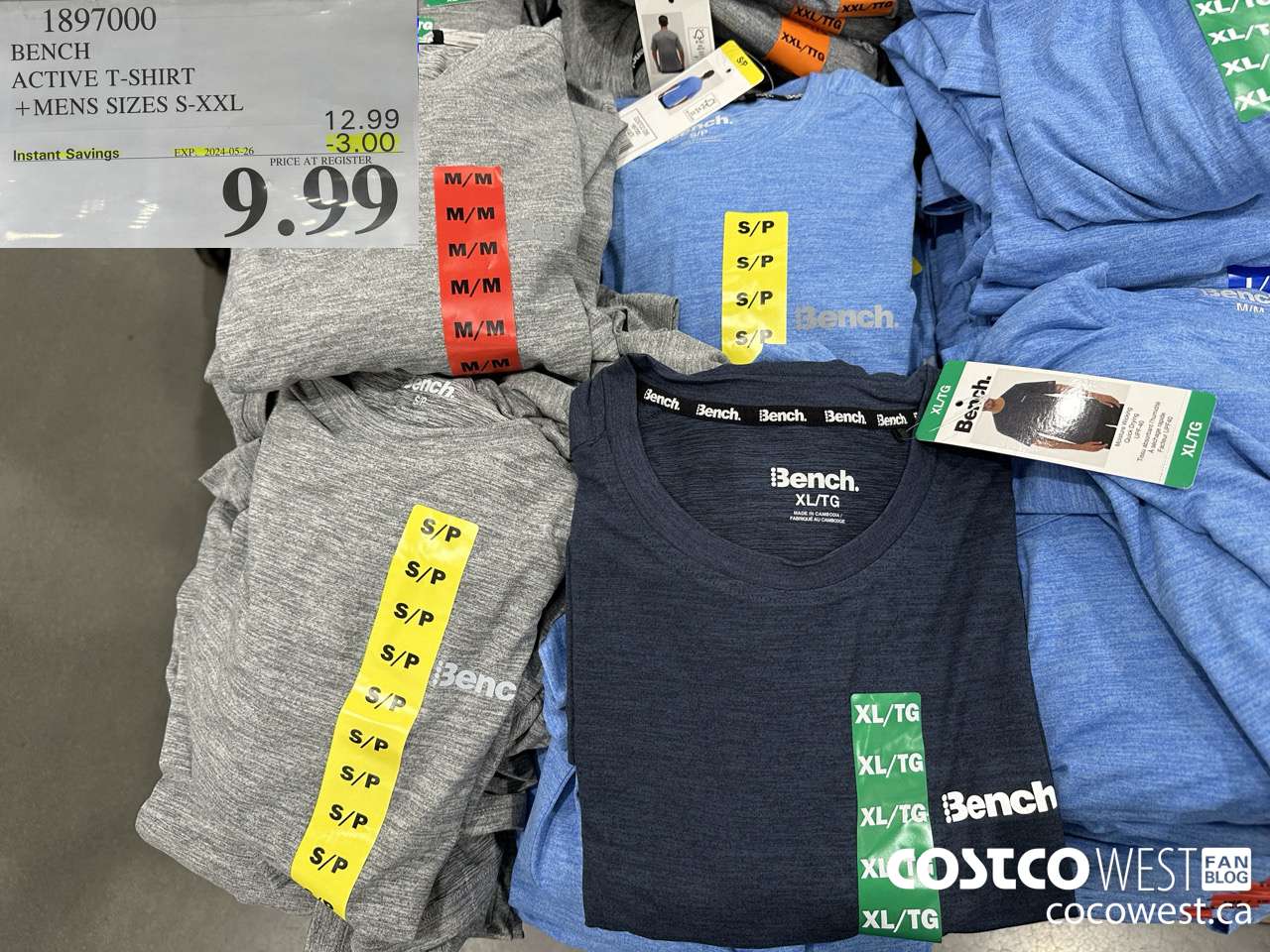 1897000 BENCH ACTIVE T-SHIRT MENS SIZES S-XXL ($3.00 INSTANT SAVINGS EXPIRES ON 2024-05-26) $9.99