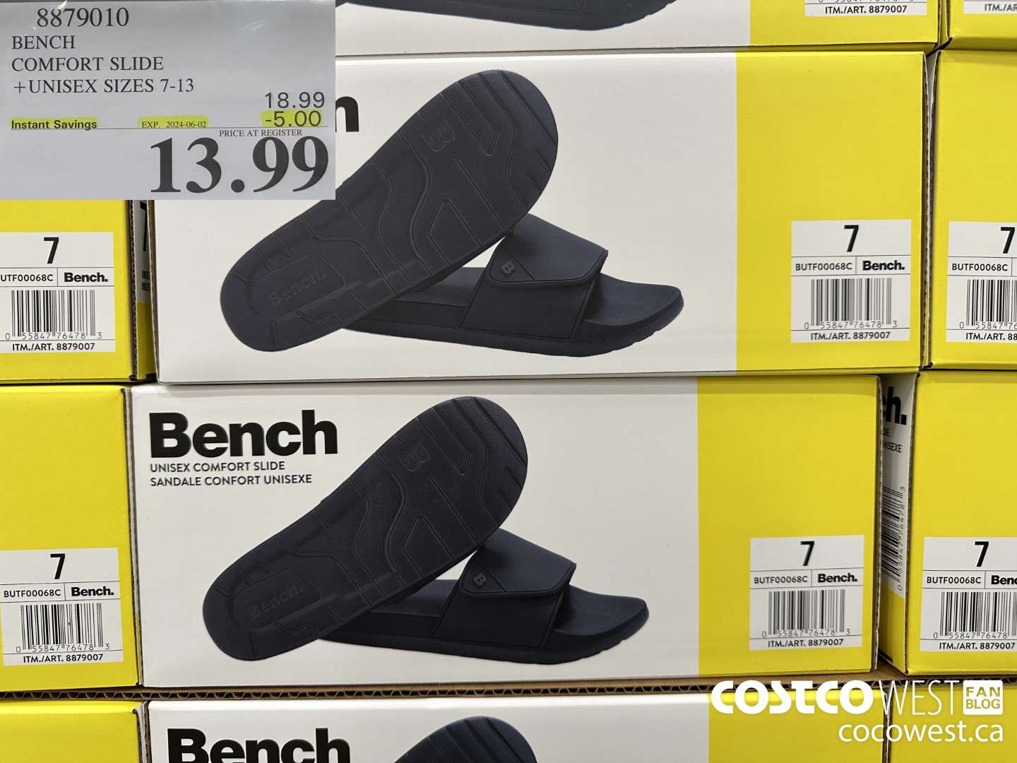 8879010 BENCH COMFORT SLIDE UNISEX SIZES 7-13 ($5.00 INSTANT SAVINGS EXPIRES ON 2024-06-02) $13.99