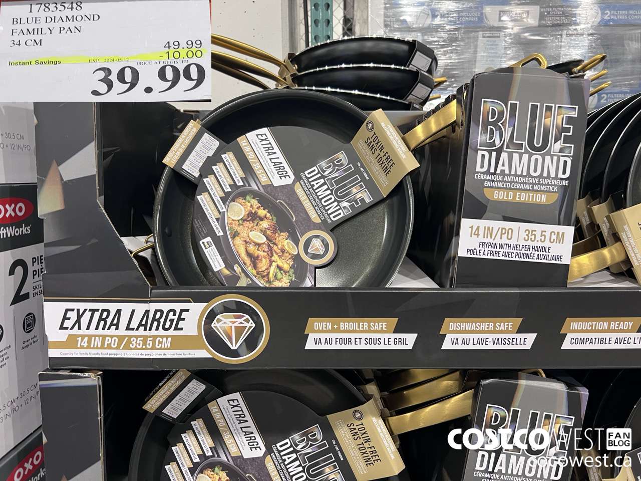 1783548 BLUE DIAMOND FAMILY PAN 34 CM ($10.00 INSTANT SAVINGS EXPIRES ON 2024-05-12) $39.99