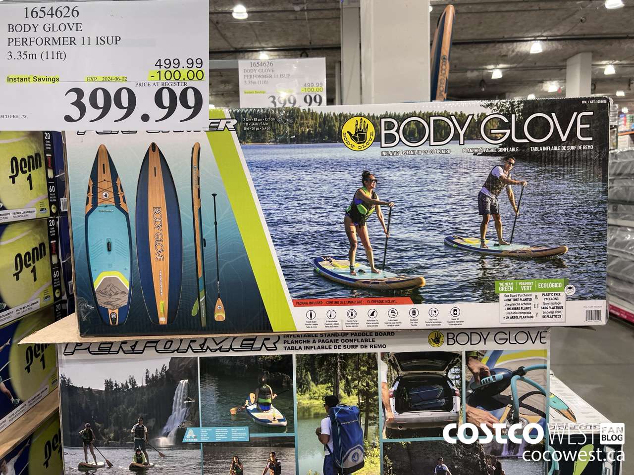 1654626 BODY GLOVE PERFORMER 11 ISUP 3.35M (11FT) ($100.00 INSTANT SAVINGS EXPIRES ON 2024-06-02) $399.99