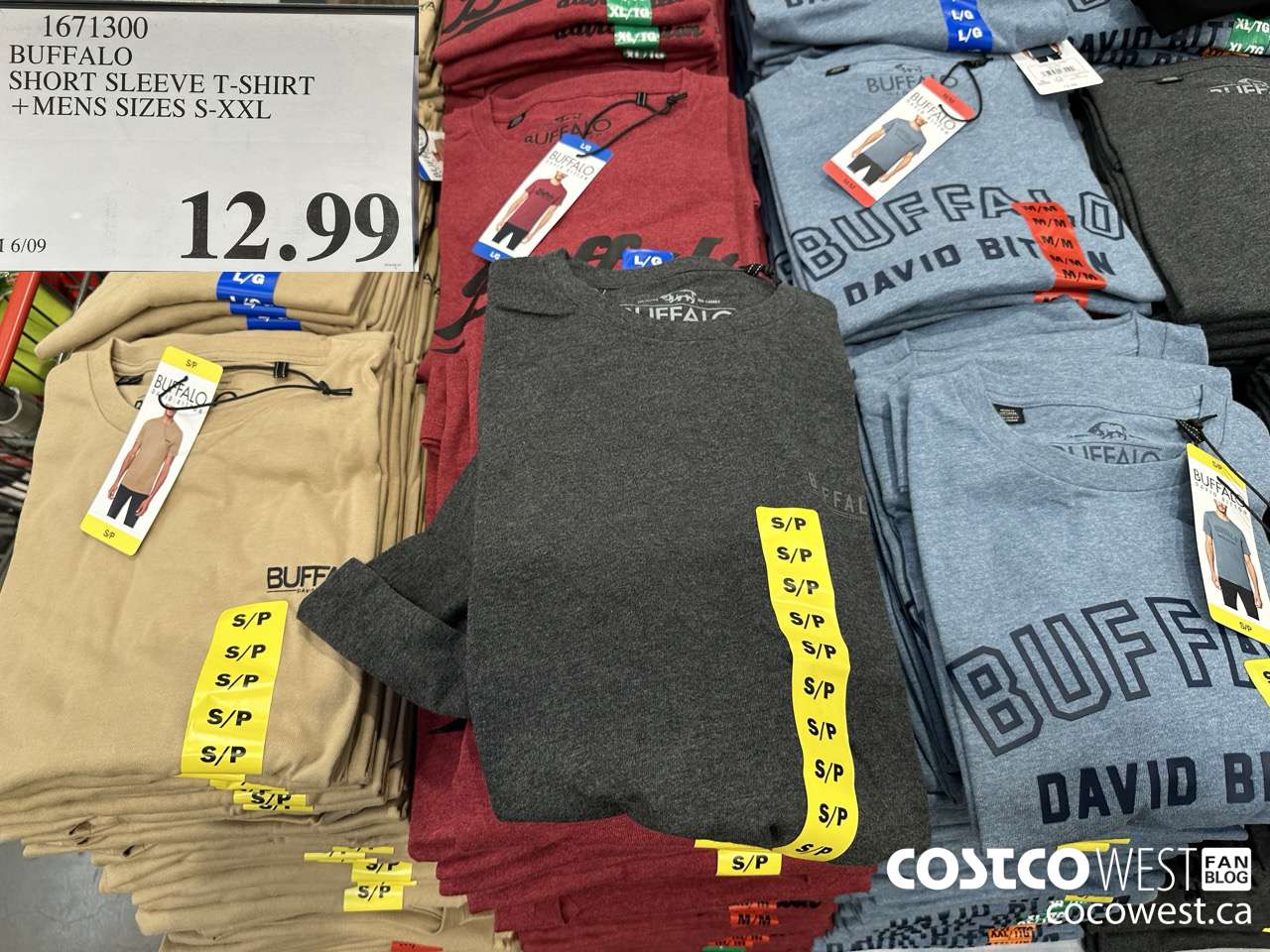 1671300 BUFFALO SHORT SLEEVE T-SHIRT MENS SIZES S-XXL $12.99