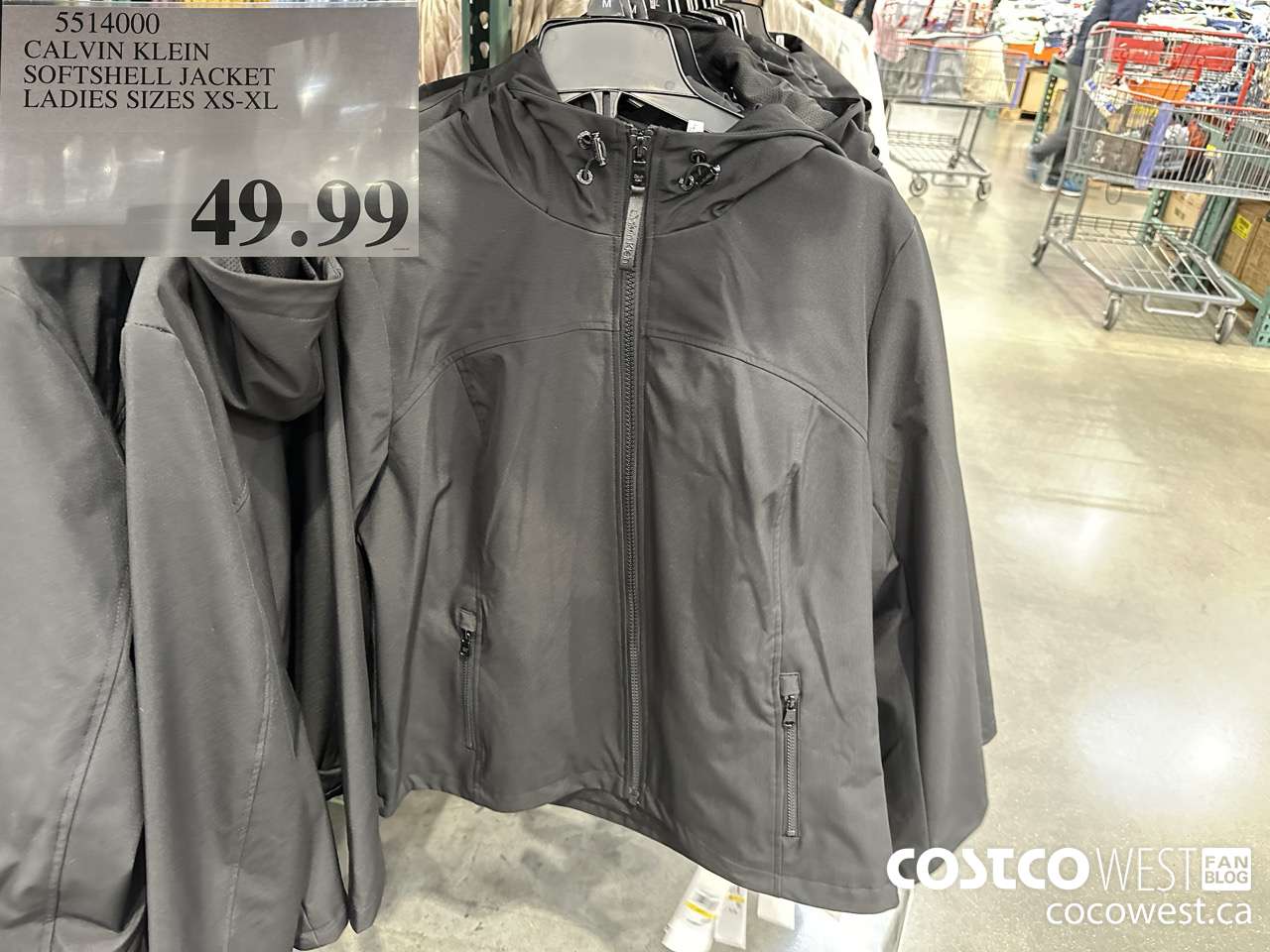 5514000 CALVIN KLEIN SOFTSHELL JACKET LADIES SIZES XS-XL $49.99