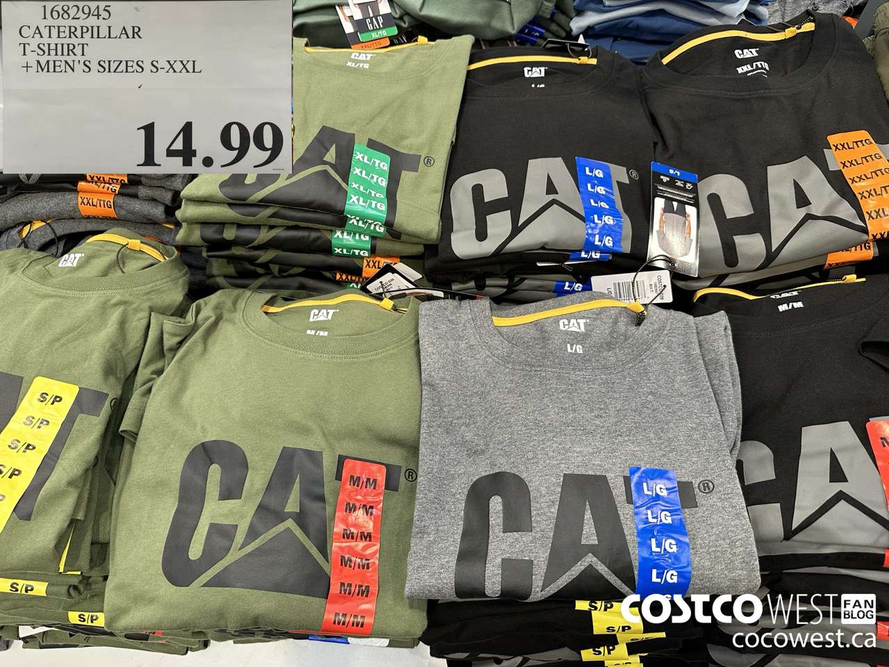 1682945 CATERPILLAR T-SHIRT MEN'S SIZES S-XXL $14.99