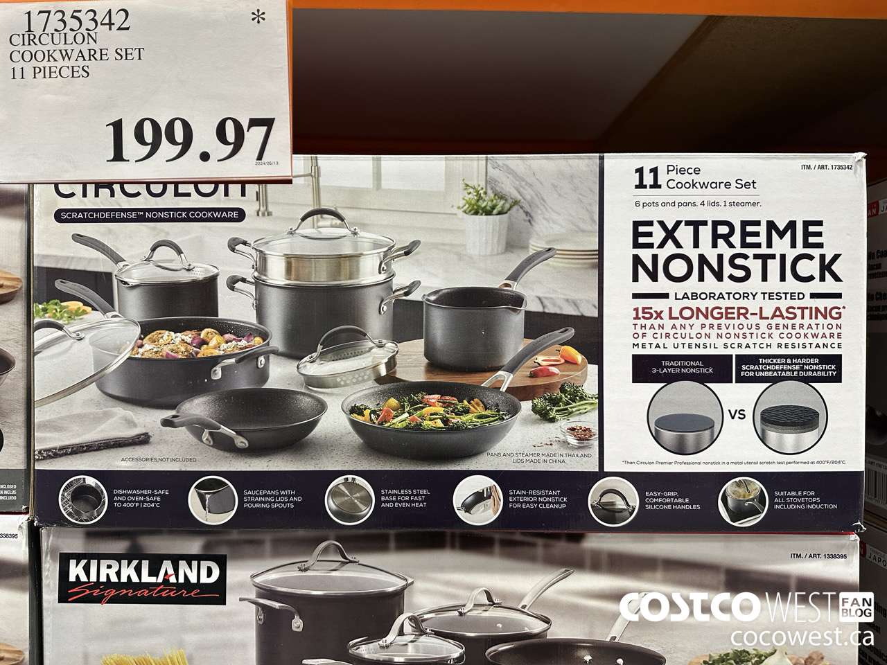 1735342 CIRCULON A1 SCRATCH DEFENCE 11-PIECE COOKWARE SET $199.97