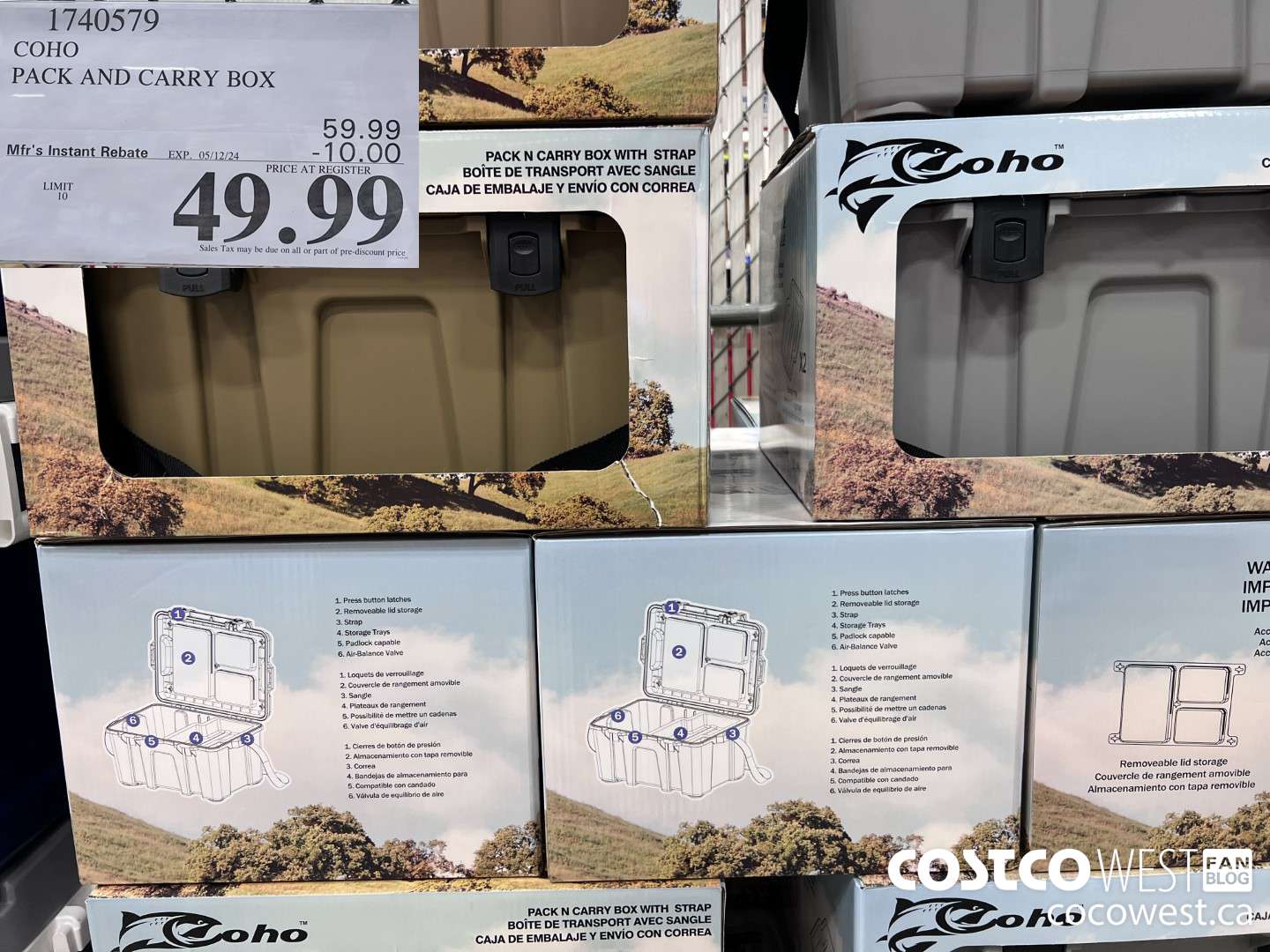 1740579 COHO PACK AND CARRY BOX ($10.00 INSTANT SAVINGS EXPIRES ON 2024-05-12) $49.99