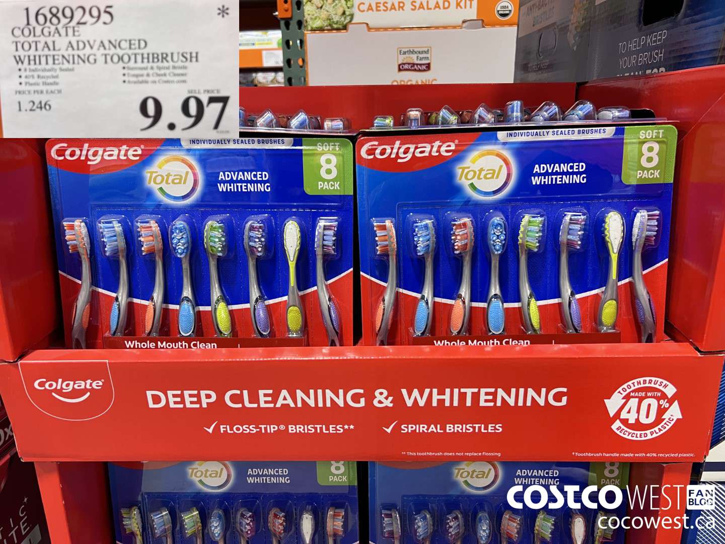 1689295 COLGATE TOTAL ADVANCED WHITENING TOOTHBRUSH $9.97