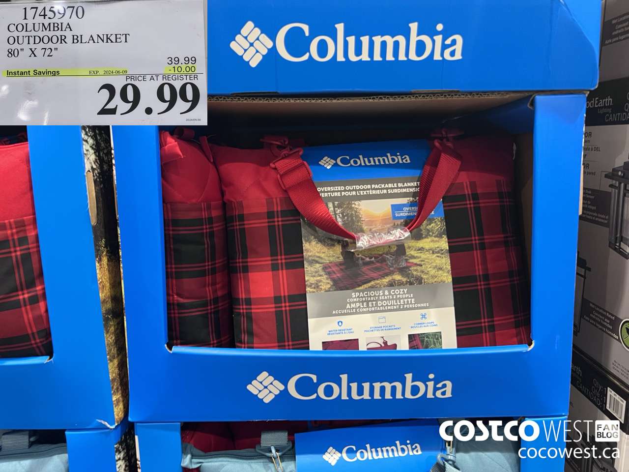 1745970 COLUMBIA OUTDOOR BLANKET 80