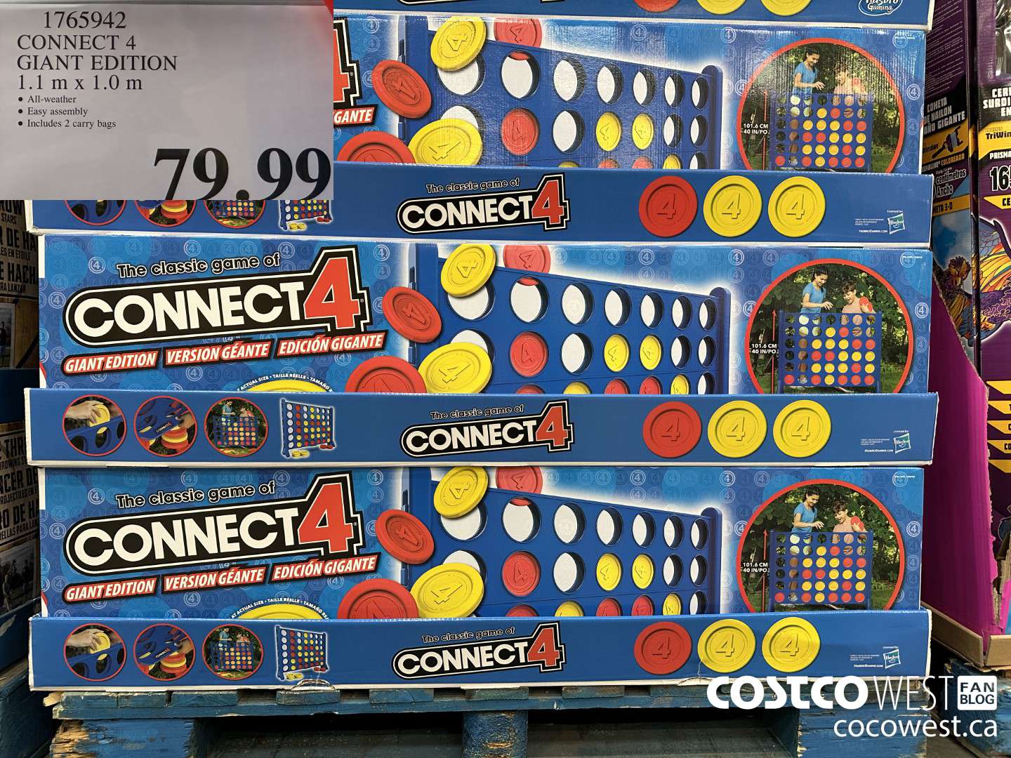 1765942 CONNECT 4 GIANT EDITION 1.1M X 1.0M $79.99