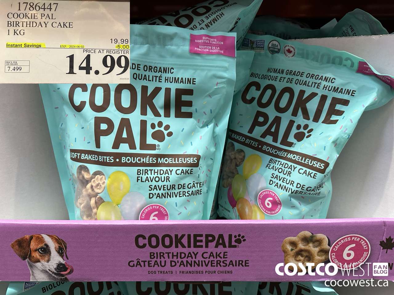 1786447 COOKIE PAL BIRTHDAY CAKE 1 KG ($5.00 INSTANT SAVINGS EXPIRES ON 2024-06-02) $14.99