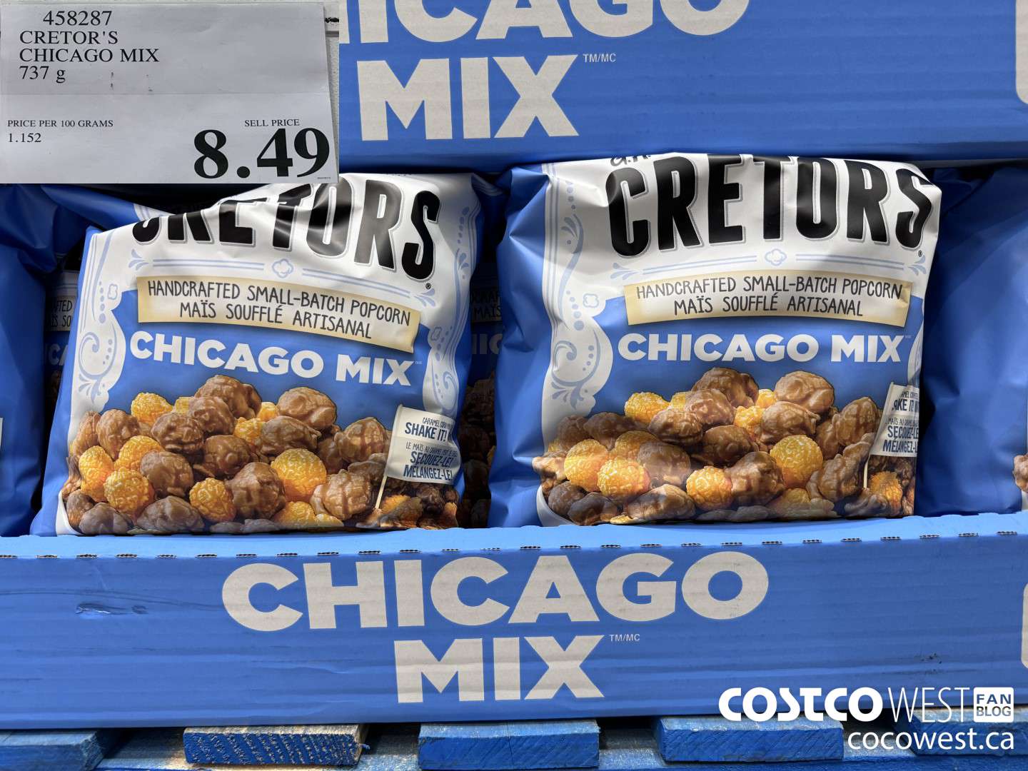 458287 CRETOR'S CHICAGO MIX 737 G $8.49