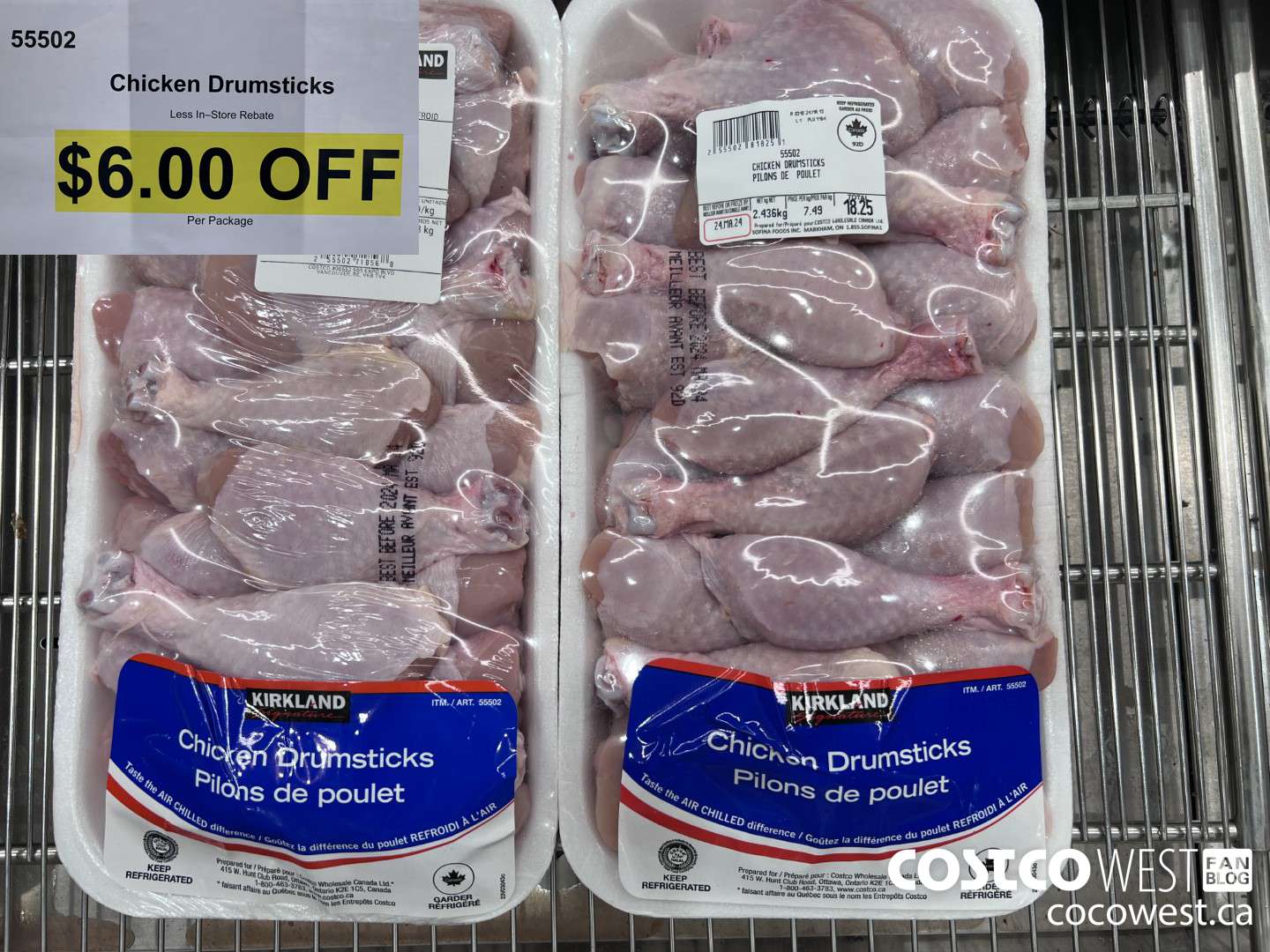 55502 Chicken Drumsticks ($6.00 INSTANT SAVINGS)