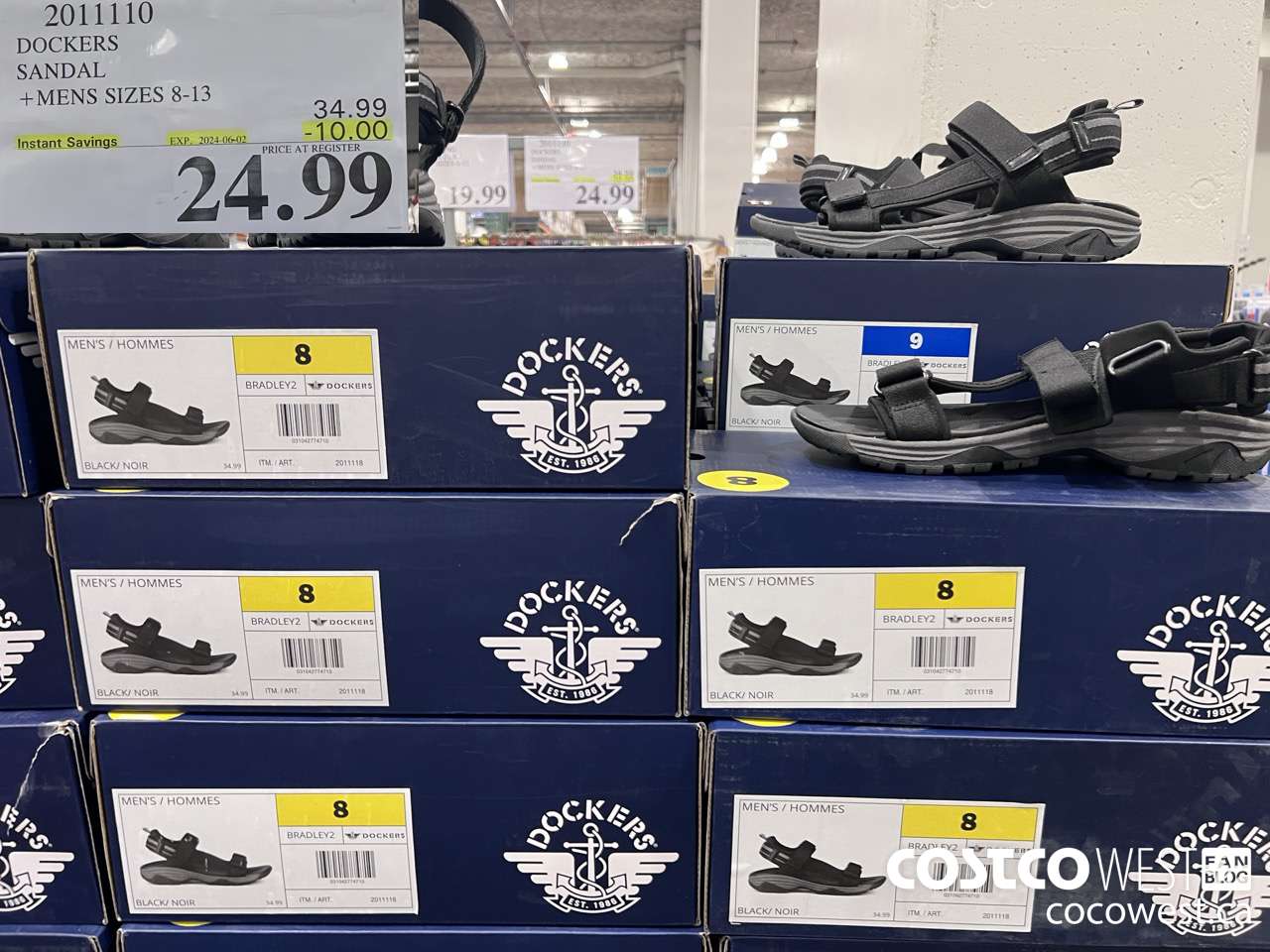 2011110 DOCKERS SANDAL MENS SIZES 8-13 ($10.00 INSTANT SAVINGS EXPIRES ON 2024-06-02) $24.99