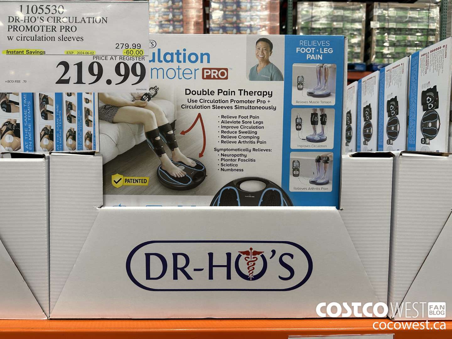 1105530 DR-HO'S CIRCULATION PROMOTER PRO W CIRCULATION SLEEVES ($60.00 INSTANT SAVINGS EXPIRES ON 2024-06-02) $219.99