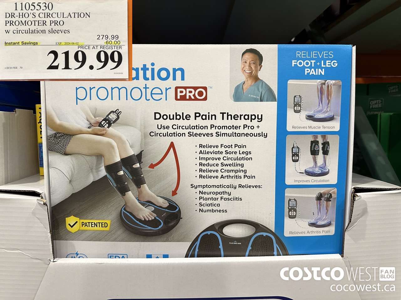 1105530 DR-HO'S CIRCULATION PROMOTER PRO W CIRCULATION SLEEVES ($60.00 INSTANT SAVINGS EXPIRES ON 2024-06-02) $219.99
