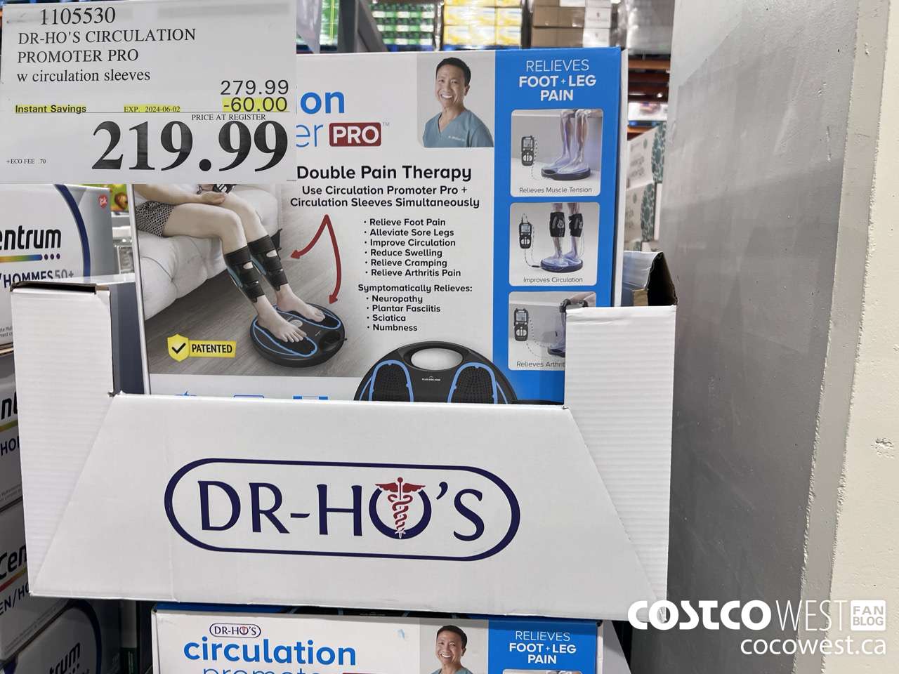 1105530 DR-HO'S CIRCULATION PROMOTER PRO W CIRCULATION SLEEVES ($60.00 INSTANT SAVINGS EXPIRES ON 2024-06-02) $219.99