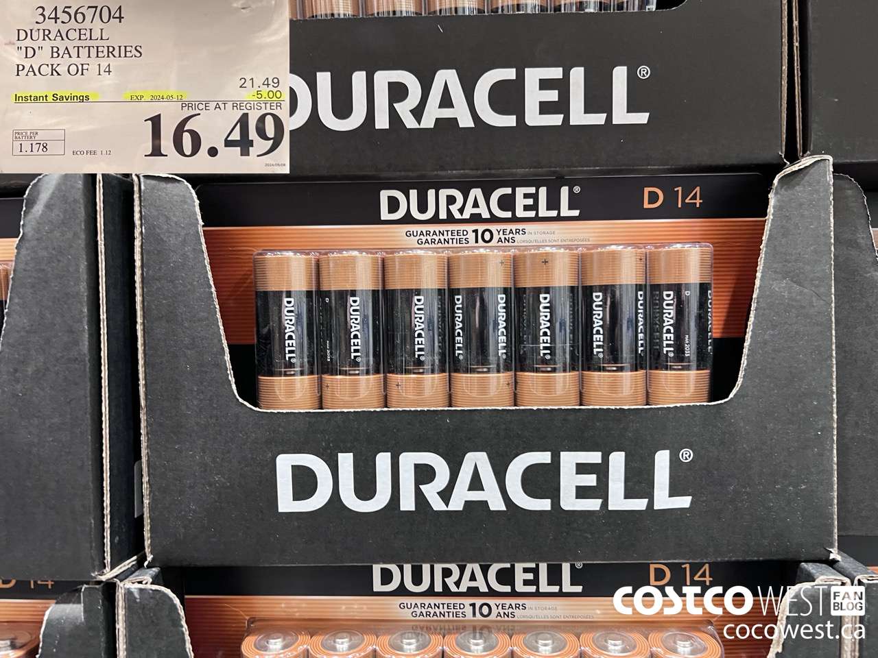 3456704 “DURACELL 