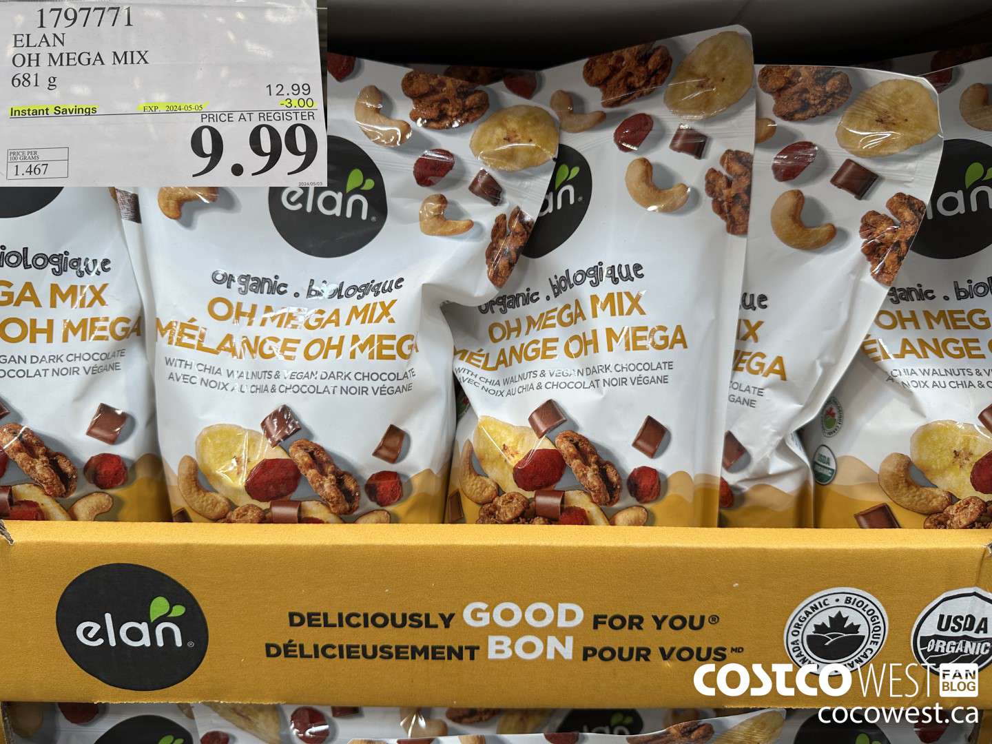 1797771 ELAN OH MEGA MIX 681G ($3.00 INSTANT SAVINGS EXPIRES ON 2024-05-05) $9.99
