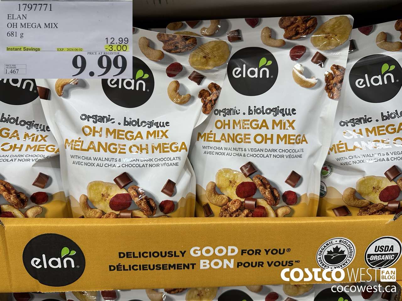 1797771 ELAN OH MEGA MIX 681G ($3.00 INSTANT SAVINGS EXPIRES ON 2024-06-02) $9.99