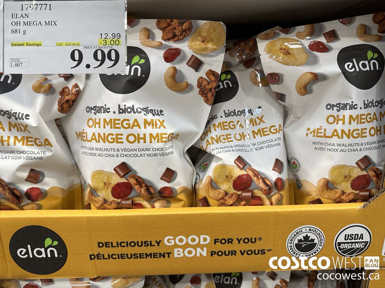 1797771 ELAN OH MEGA MIX 681G ($3.00 INSTANT SAVINGS EXPIRES ON 2024-06-02) $9.99
