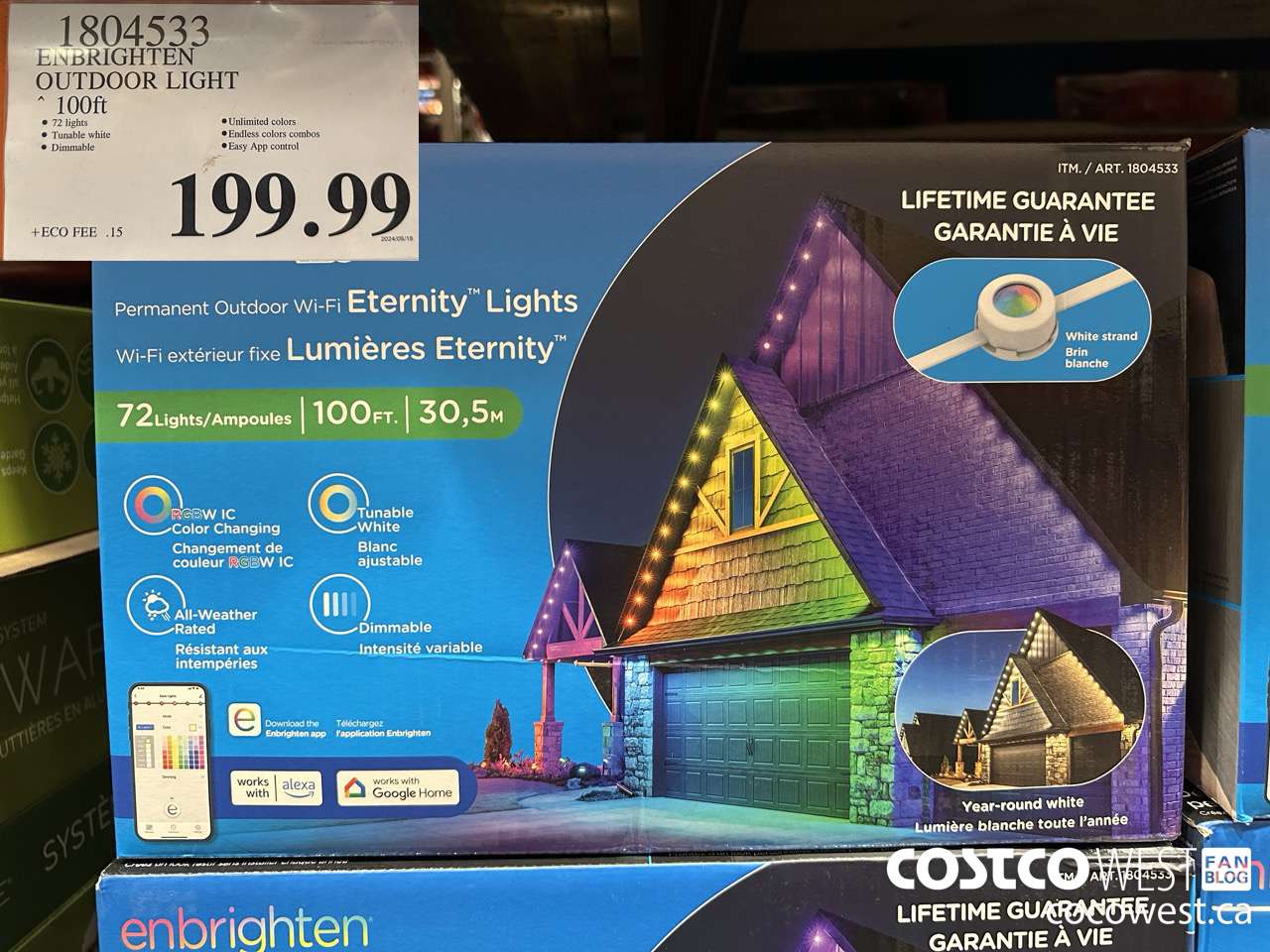 1804533 ENBRIGHTEN OUTDOOR LIGHT 100FT $199.99