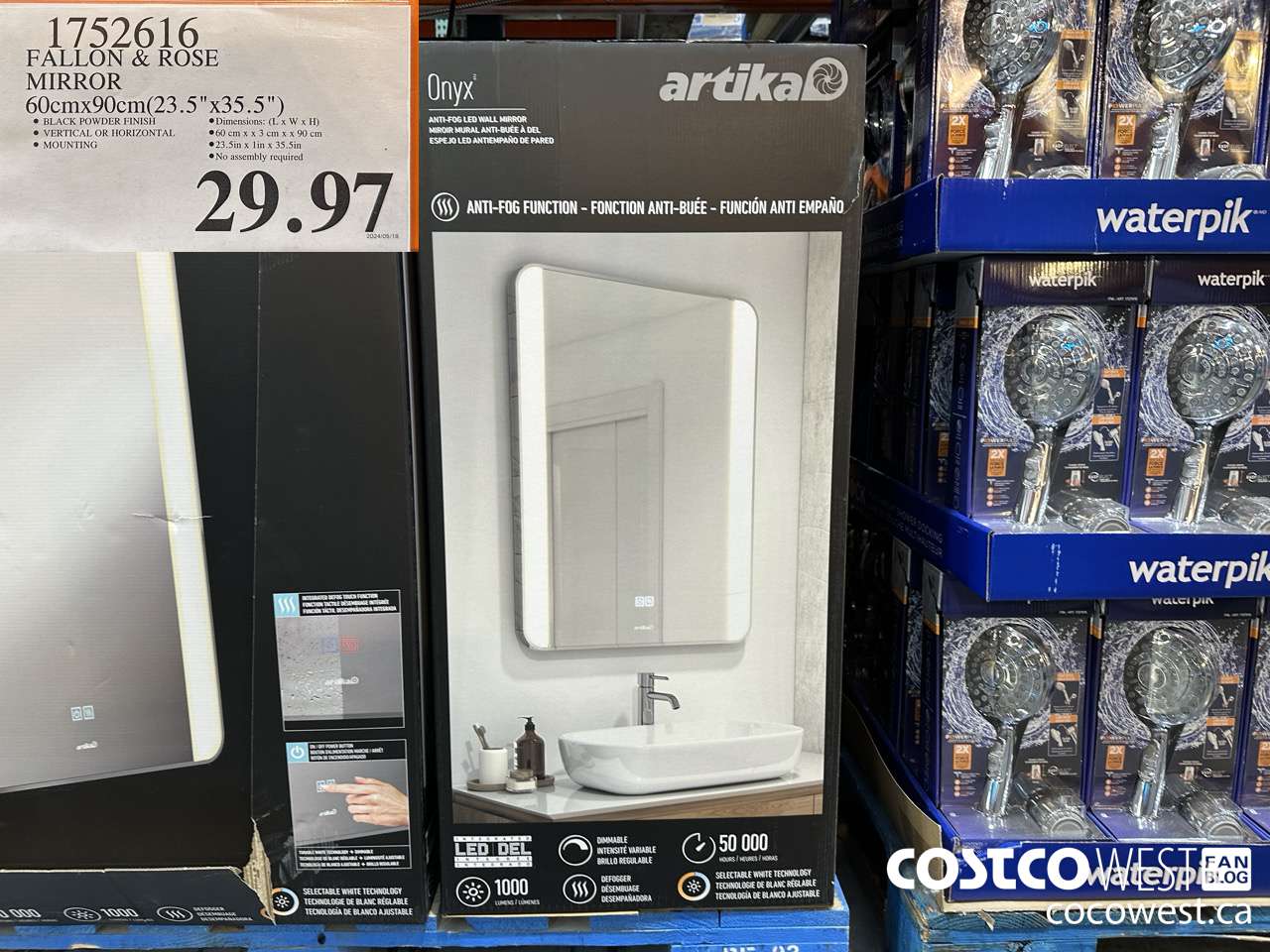 1752616 FALLON & ROSE MIRROR 60MX90CM (23.5