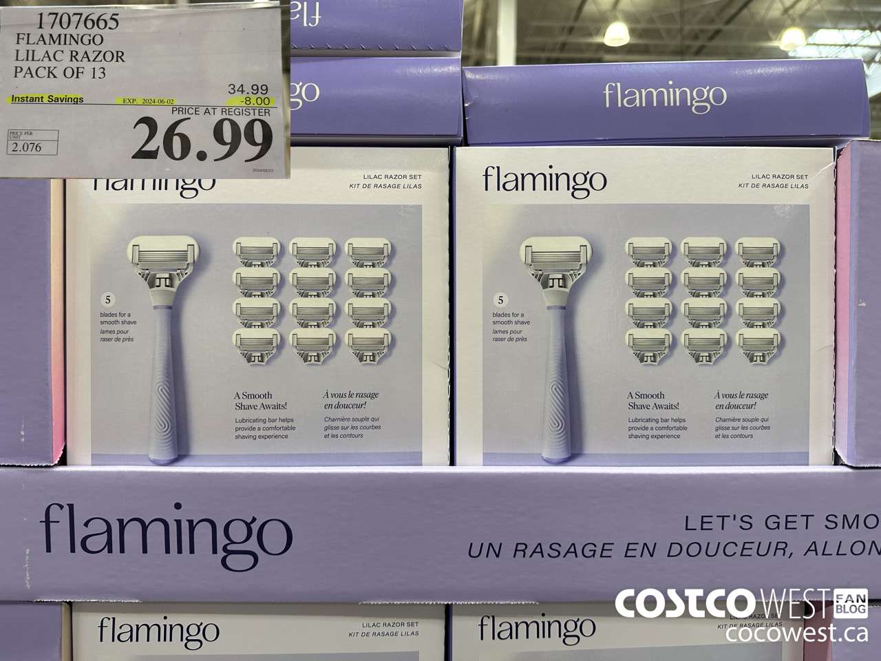 1707665 FLAMINGO & HARRY RAZOR PACK OF 13 ($8.00 INSTANT SAVINGS EXPIRES ON 2024-06-02) $26.99