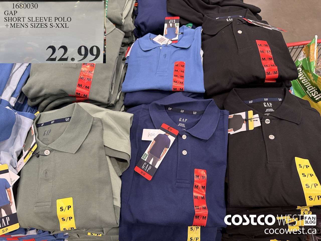 1680030 GAP SHORT SLEEVE POLO MENS SIZES S-XXL $22.99