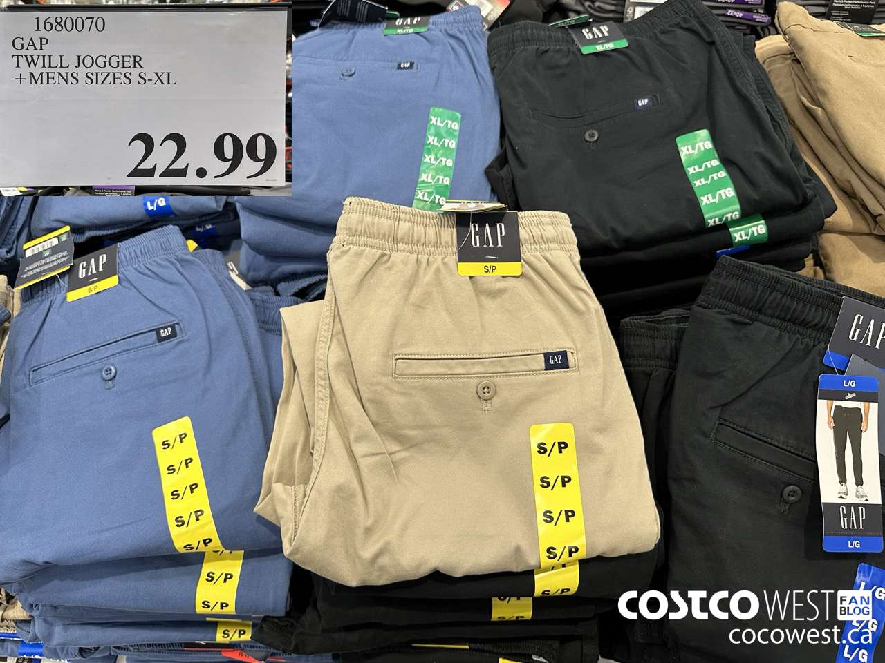 1680070 GAP TWILL JOGGER MENS SIZES S-XL $22.99
