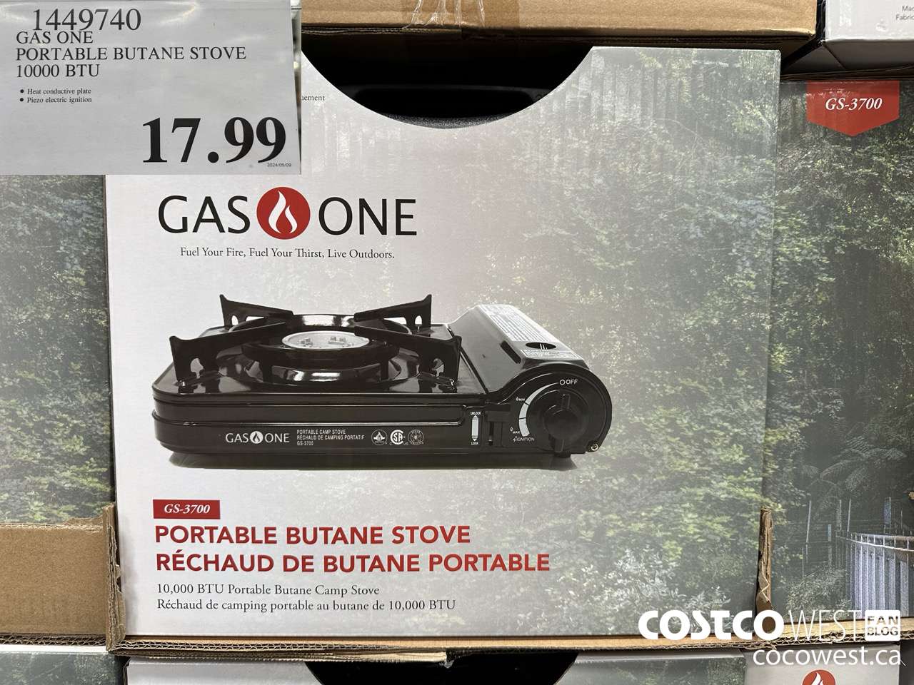 1449740 GAS ONE PORTABLE BUTANE STOVE 10000 BTU $17.99