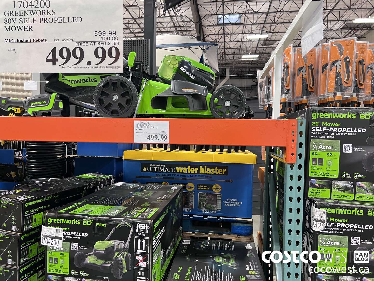 1704200 GREENWORKS 80V 21