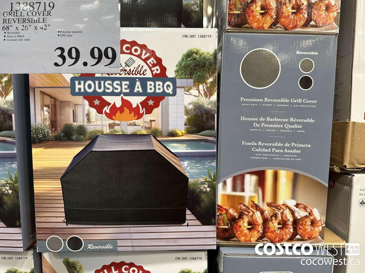 1388719 GRILL COVER REVERSIBLE 68