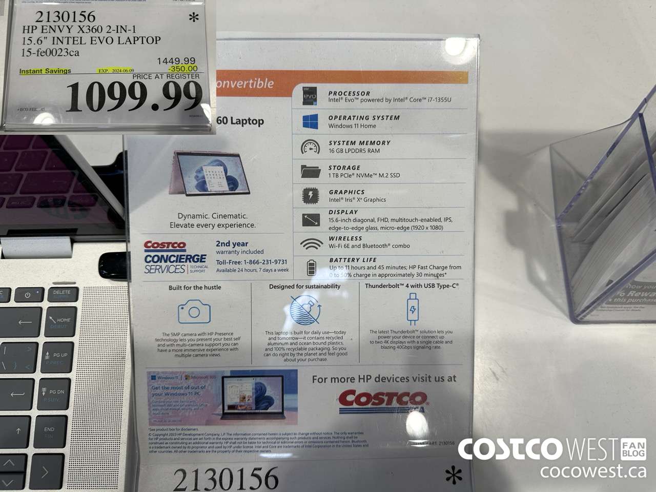 2130156 HP ENVY X360 2-IN-1 15.6