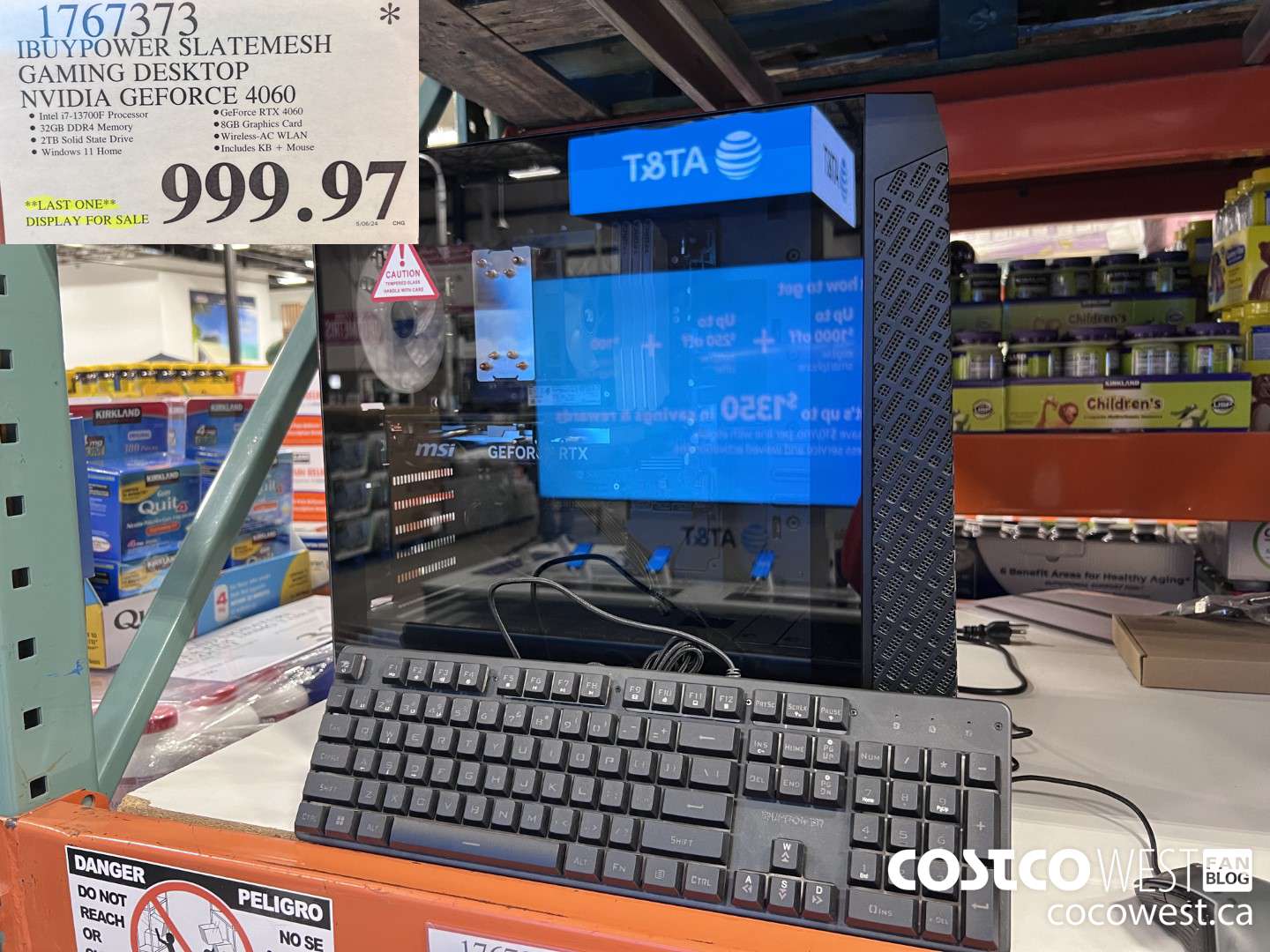 1767373 IBUYPOWER SLATEMESH GAMING DESKTOP NVIDIA GEFORCE 4060 $999.97