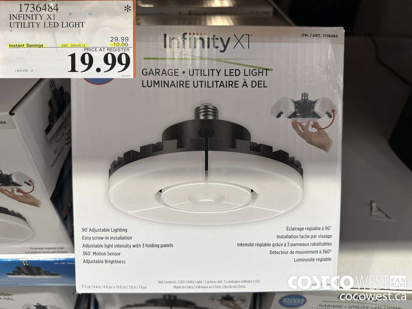 1736484 INFINITY X1 UTILITY LED LIGHT ($10.00 INSTANT SAVINGS EXPIRES ON 2024-05-12) $19.99