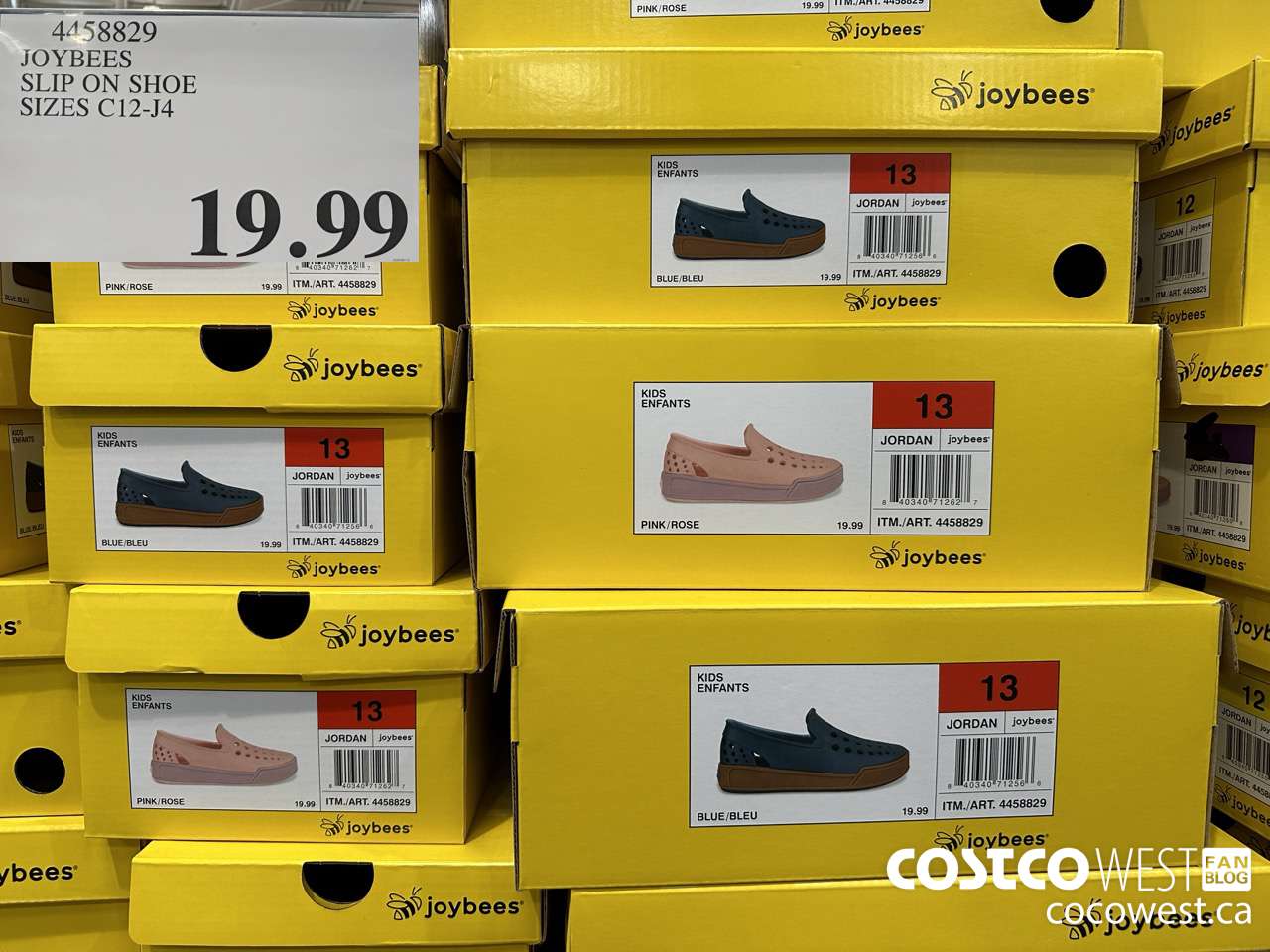 4458829 JOYBEES SKIP ON SHOE SIZES C12-J4  $19.99