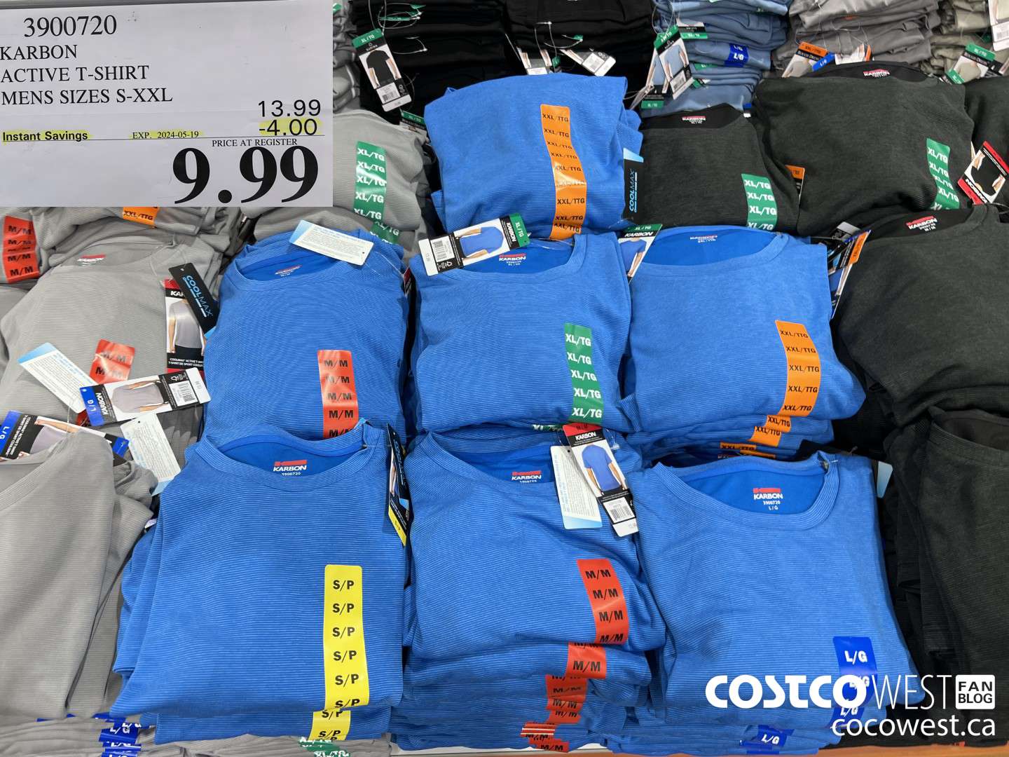 3900720 KARBON ACTIVE T-SHIRT MENS SIZES S-XXL ($4.00 INSTANT SAVINGS EXPIRES ON 2024-05-19) $9.99