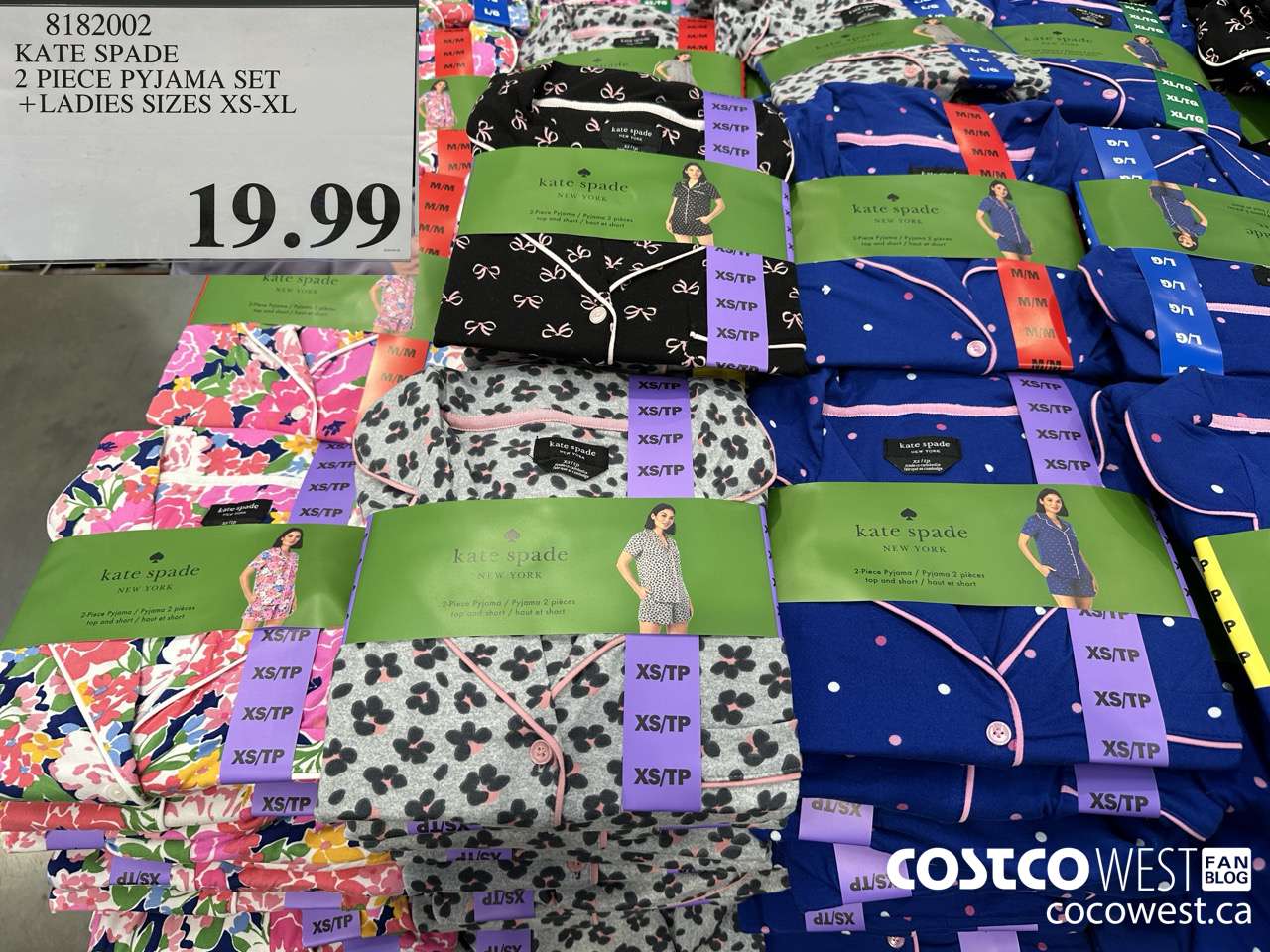 8182002 KATE SPADE 2 PIECE PYJAMA SET LADIES SIZES XS-XL $19.99