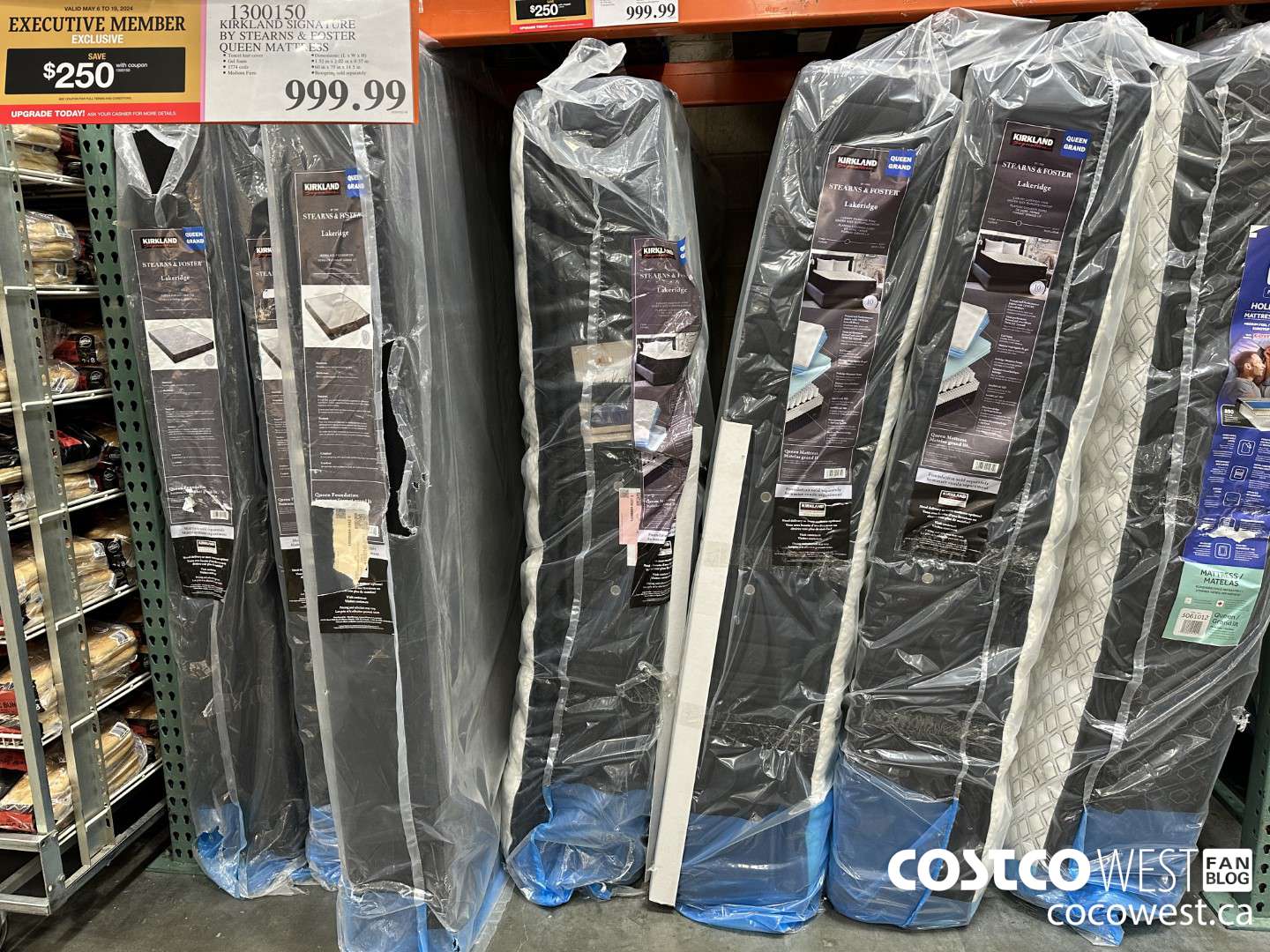 1300150 KIRKLAND SIGNATURE BY STEARNS & FOSTER QUEEN MATTRESS ($250.00 INSTANT SAVINGS EXPIRES ON 2024-05-19) $749.99