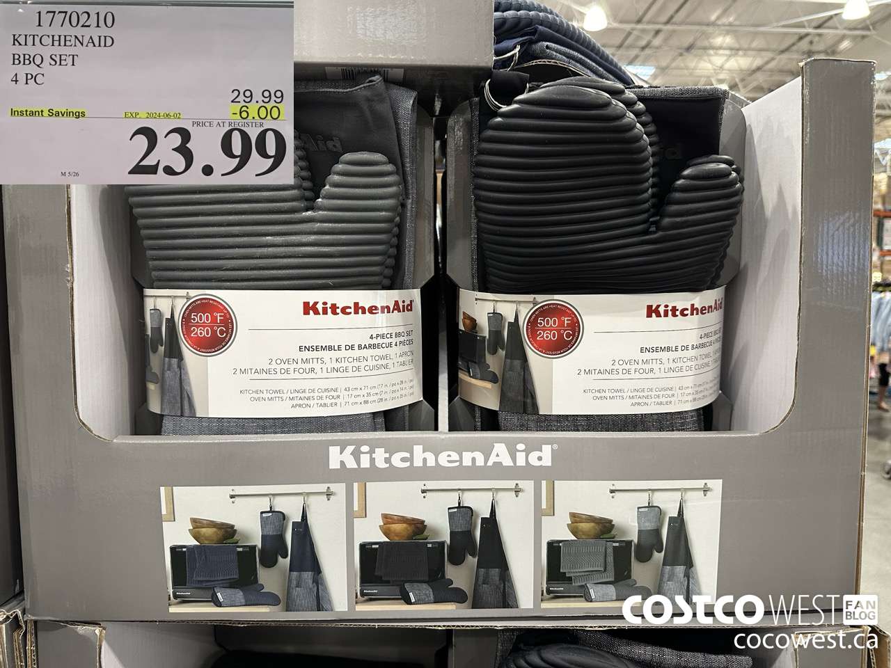 1770210 KITCHENAID BBQ SET 4PC ($4.00 INSTANT SAVINGS EXPIRES ON 2024-06-02) $23.99