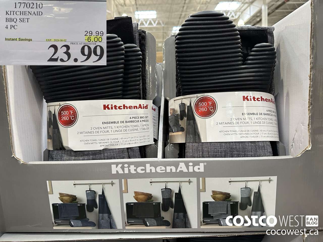 1770210 KITCHENAID BBQ SET 4PC ($6.00 INSTANT SAVINGS EXPIRES ON 2024-06-02) $23.99